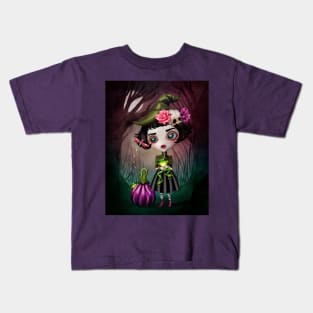 Fairuza, the Little Witch Kids T-Shirt